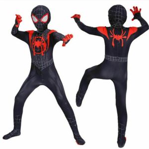 2023-Sort Spiderman-kostume er den bedste gave til børn - en sort black 110cm