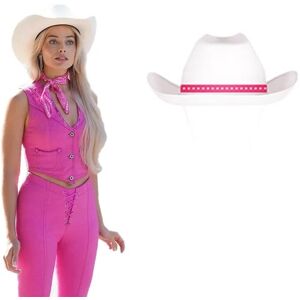 F?r Barbie Cowgirl Hatte Pakke Dubbede Cowboy Western Party Hat Kostume Til Voksen Hat Festtilbeh?r