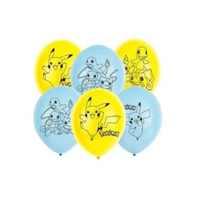 Pokémon 6-Pack Pokemon Pikachu Latexballon 27cm Helium Quality Multicolor one size
