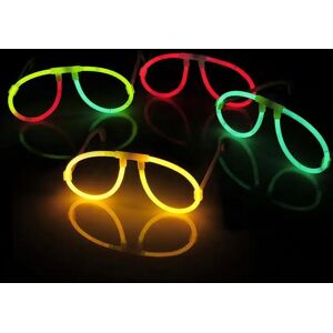 Satana Runde Briller - Selvlysende Glow Stick (Color: Green)