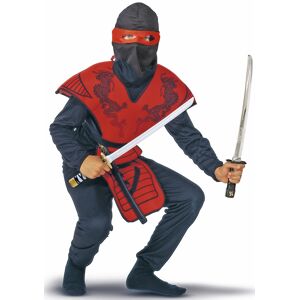 Legbilligt.dk Rød Ninja Str. 120 Udklædning Til Drenge