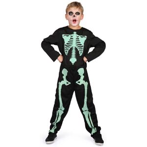Legbilligt.dk Skelet Selvlysende - 160 Cm. Halloween Kostumer