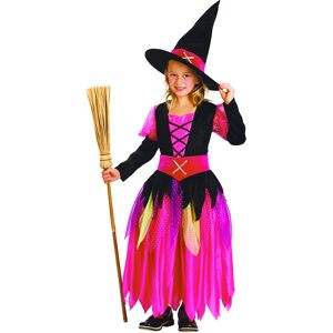 Legbilligt.dk Pink Fe-heks Med Hat Str. 160 Halloween Kostumer