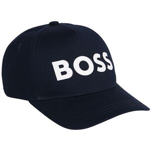 Kasket - Navy M. Hvid - Boss - 52 Cm - Kasket