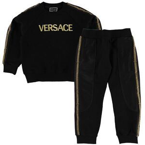 Young Versace Sweatsæt - Sort M. Guld - Versace - 10 År (140) - Sweatsæt