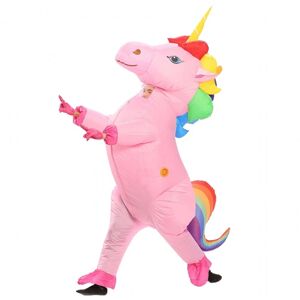 Original Cup Oppustelig Giant Pink Unicorn kostume
