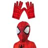 Spiderman maske og handsker til børn - Spider-Man Red
