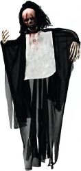 Europalms Halloween figure Ghost, animated 95cm TILBUD animeret spøgelse figur