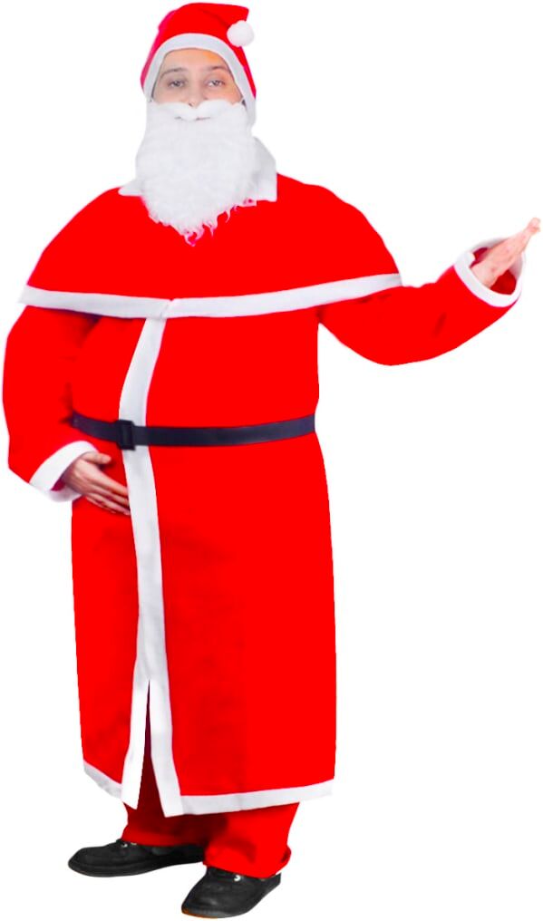 vidaXL Disfraz para Navidad Set Traje Papá Noel Túnica