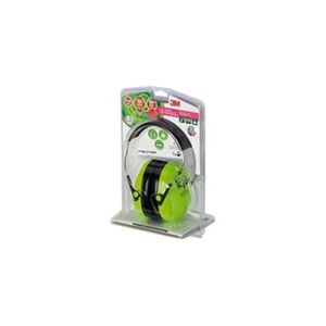 3M Peltor kid Casque anti-bruit H510, vert fluo / noir - Publicité