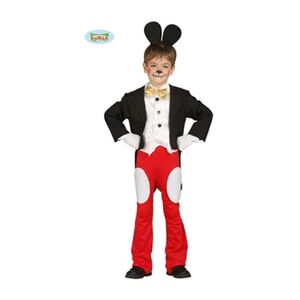 Fiestas Guirca Costume Enfant Souris Mickey - Rouge / Noir - 3/4 ans - Publicité