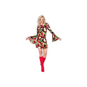 Widmann déguisement seventies robe rouge groovy femme - s - rouge - 048751 - Publicité