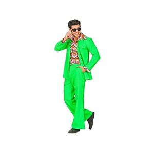 GENERIQUE Déguisement Disco Costume Seventies Vert Homme M Vert 009392 W Widmann Milano Party Fashion M - 009392 W WIDMANN MILANO Party Fashion - Publicité