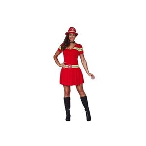 Fiestas Guirca déguisement pompier sauvetage incendie femme - l - rouge - guirca 80740 - Publicité
