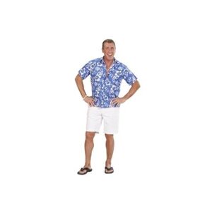 GENERIQUE Chemise hawaïenne bleue homme XL - Publicité