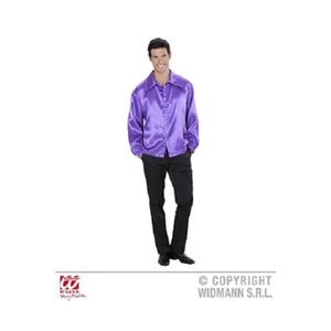 Widmann Chemise violette homme satinée - (40/42) - Publicité