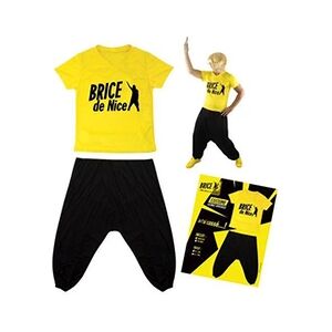 P'tit Clown Costume Brice De Nice Adulte Homme - Jaune - S/M - Publicité