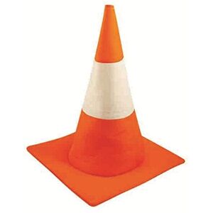 NEW FANCY DRESS UNISEX ADULT TRAFFIC ROAD CONE HAT ORANGE STAG NIGHT COSTUME ACCESSORY - Publicité