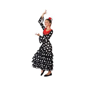 Atosa -66014 Déguisement Danseuse Flamenco Noir, Fille, 66014, 10-12 Ans - Publicité