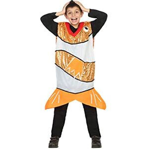 Atosa -30779 Costume-Déguisement Poisson Orange 10-12 Ans, 30779, 140 cm - Publicité