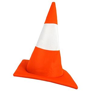 I LOVE FANCY DRESS 0119PQ1BO84 ILOVEFANCYDRESS Chapeau fantaisie pour adulte en forme de cône de chantier orange et blanc. Publicité