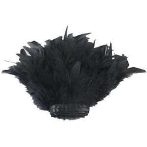 SHANGYU Poignets en plumes de fourrure naturelle pour femmes, Bracelet à pression Sexy, manchettes de bras, chemises, véritable poignet manchette de pour femmes, plume d'autruche, manches - Publicité