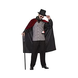 Atosa -53955 Vampire -53955-Costume-Déguisement Assassin Victorien M-L-Adulte, Homme, 53955, Noir, M-L - Publicité