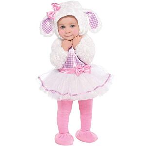 Amscan (997540) Child Girls Little Lamb Costume (6-12m) - Publicité