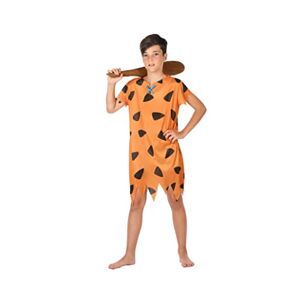 Atosa – Costume Cavernicola 5 – 6, couleur orange, 5 à 6 ans (56842) - Publicité