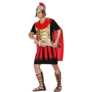 Atosa -57558 Soldier -57558-Costume-Déguisement Romain M-L-Adulte, Homme, 57558, Rouge, M-L - Publicité