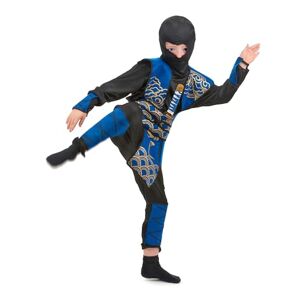 DEGUISE TOI Déguisement ninja bleu et doré garçon L 10-12 ans (130-140 cm) - Publicité