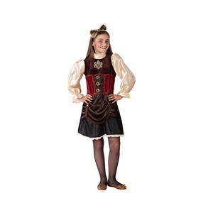 Atosa -64838 Enfant Déguisement Steampunk, Fille, 64838, Rouge, 10-12 Ans - Publicité