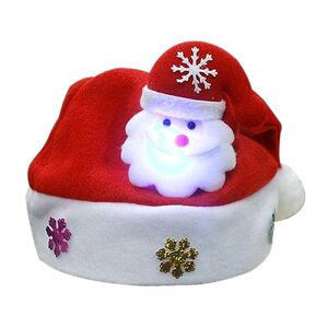 Navna Chapeau de Noël non tissé Bonhomme de neige Renne Cadeau de fête Chapeau épais en peluche chaude pour enfants et adultes - Publicité