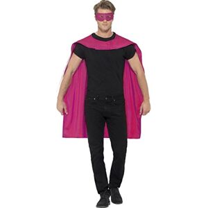 Amakando Déguisement de superhéros Cape et Masque de Super-héros Rose Tenue héros Adulte et Masque Cape vêtement superhéros Manteau Superman avec Loup Habits de héros Carnaval - Publicité