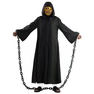 NIRANJAN Obito Costume Adulte Anime Deguisement Cape à Capuche Tenue Ninja Cloak Halloween Cosplay Animation Carnival Costume pour Femme Homme (XL) - Publicité