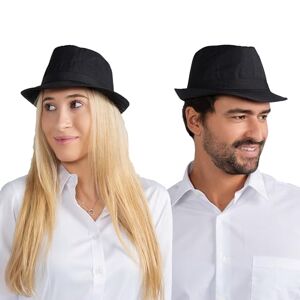Dress Up America Chapeau Fedora Noir Unisexe Pour Adultes – Bel Ensemble D'habillage Pour Jeu De Rôle - Publicité