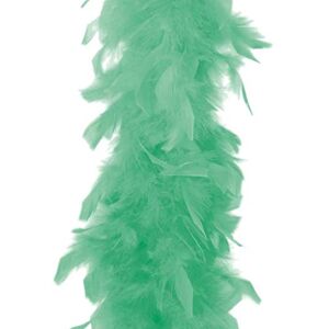 KarnevalsTeufel  CarnavalsTeufel Boa en Plumes de Couleur Unie (Vert Pastel), Taille Unique Mixte - Publicité