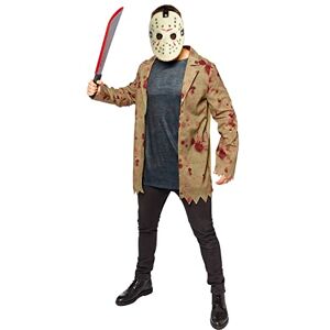 amscan Jason Voorhees 9912555 Costume d'Halloween pour homme Vendredi 13 ans (tour de poitrine : 106,7-116,8 cm) - Publicité