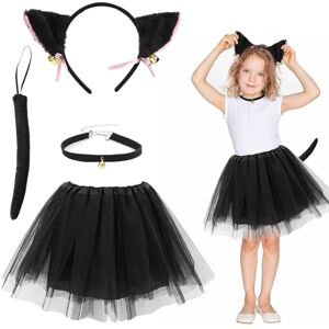 IBAKOM Déguisement Animaux Enfant Fille Costumes Halloween Robe Tut