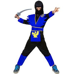 Vegaoo DEGUISE TOI Déguisement ninja bleu garçon L 10-12 ans (130-140 cm) - Publicité