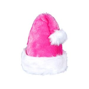 Trendmaus Alsino, Chapeau de Père Noël   doux et confortable à porter   pour enfants et adultes Wm-66 Plsch Pink Taille unique - Publicité
