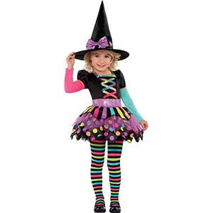 Amscan (Fix 3000/800) (996994) Child Girls Miss Matched Witch Costume (4-6yr) - Publicité