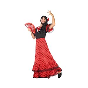 Atosa  Atosa--Déguisement Danseuse Flamenco-Adulte Homme-Rouge, XL - Publicité