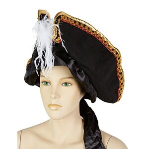 Unbekannt Pirate tricorne avec plume marabout chapeau feutrine souple - Publicité