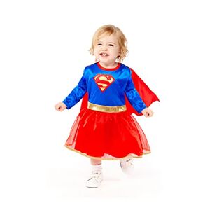 amscan -9906722 Déguisement Supergirl Warner Bros pour bébé (18-24 Mois), Fille, 9906722, Multicolore - Publicité