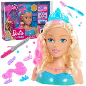 Barbie JP Dreamtopia Mermaid Styling Head, 22 Pieces - Publicité