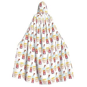 Faduni Cape à capuche unisexe pour la fête des pères par fille, pour cosplay, Halloween, Noël, déguisement pour adultes - Publicité