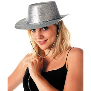 Partypro Chapeau Cowgirl Argent à Paillettes Adulte Argenté / Gris Taille Unique - Publicité