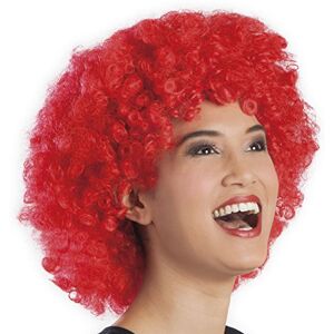 Boland Perruque bouclée pour adultes, Coiffure courte en cheveux synthétiques, Perruque pour le carnaval, Halloween et JGA, Accessoires pour les déguisements de carnaval - Publicité