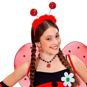 NET TOYS Serre-tête Coccinelle Marabout avec antennes Rouge Ravissant Accessoire Costume Femme Couvre-Chef Coccinelle Un Attrape-Regard pour Carnaval & Mardi Gras - Publicité
